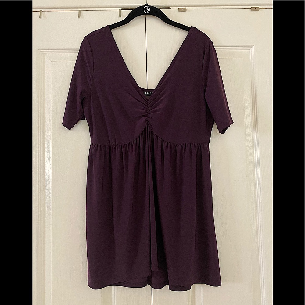 Torrid Cinch Front Babydoll Top